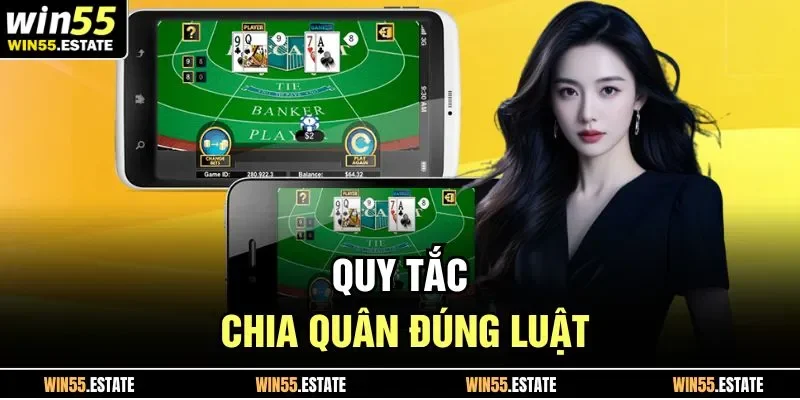 Quy tắc chia quân đúng luật